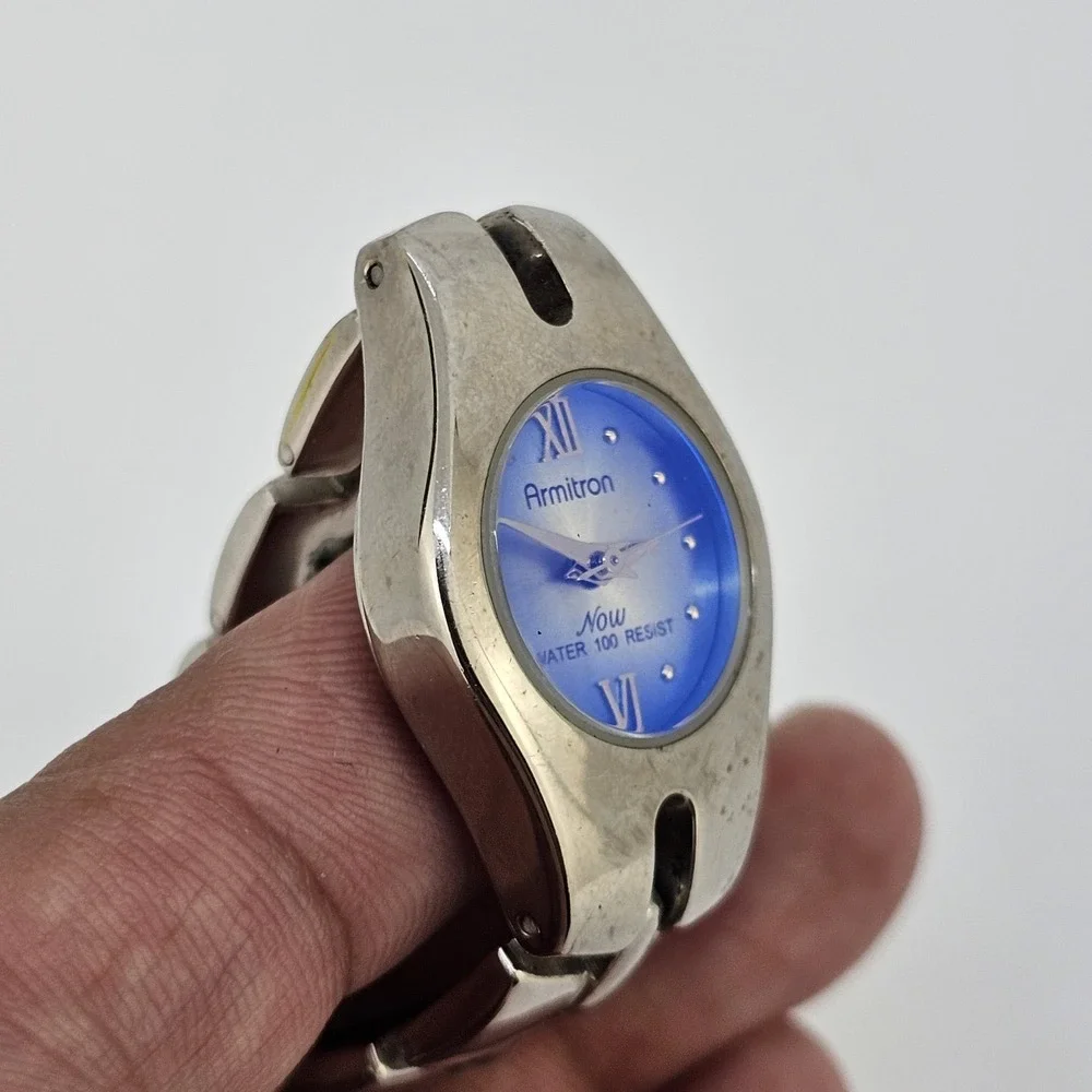 Armitron Women's Watch 23MM‎ Multicolor Dial Gray Bands 5.75